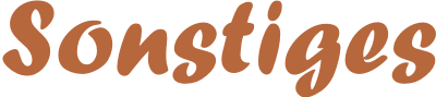 Sonstiges
